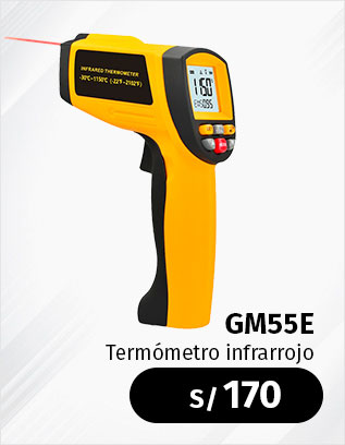 Termómetro-infrarrojo-láser-precio-en-Perú,-comprar-pirómetro-láser-de-temperatura,-Kusitest,-Instrumentos-de-medición