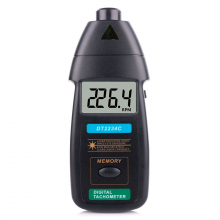 Precio Tacómetro láser de alta precisión en Perú, medidor de RPM sin contacto de 2.5 a 99999RPM, DT2234C