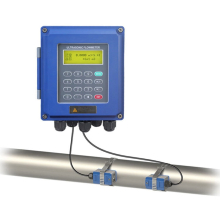 Venta flujometro ultrasónico para montaje en pared precio en Peru, medidor de flujo ultrasónico, DN25-DN6000 RS485 4-20mA, FMU833- Kusitest