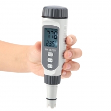 Precio phmetro en Perú, peachimetro digital portatíl para aguas, alimentos, bebidas, Medidor de pH y temperatura, PH818
