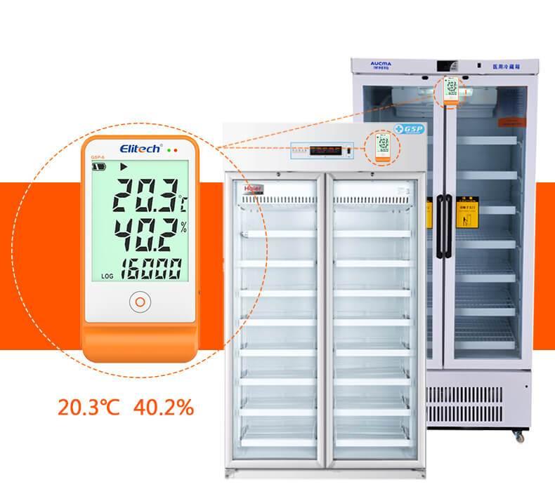 Datalogger de temperatura y humedad con sonda externa en peru, comprar registrador de temperatura y humedad ELITECH GSP-6