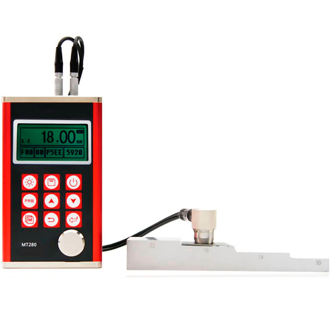 Medidor de espesor ultrasónico para metales en Perú, medidor de espesor por ultrasonido, MITECH MT280