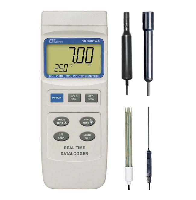 Multiparámetro, medidor de pH, conductividad, oxígeno disuelto, TDS y temperatura precio en Perú, LUTRON YK-2005WA