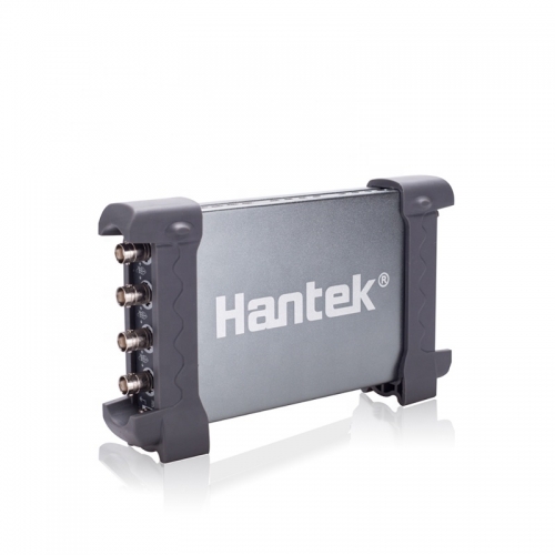Precio Osciloscopio digital portátil de 4 canales para PC en Lima, Perú de 100Mhz + generador de señal de 25Mhz, Hantek 6104BD